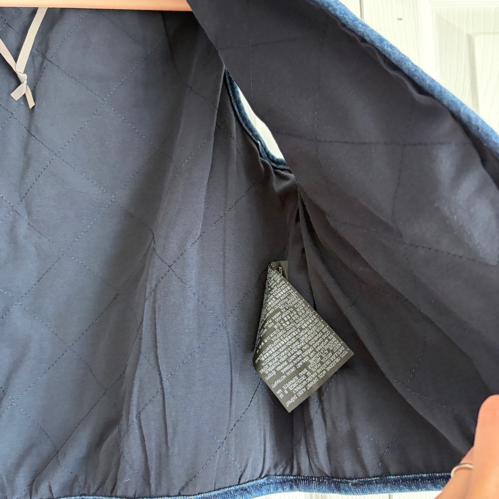 Sea New York x ZARA 11-12Y denim Jean quilted vest jacket - Picture 5 of 6